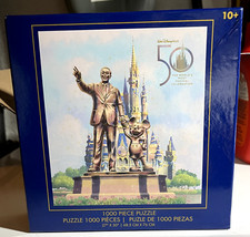 DISNEY WORLD 50th ANNIVERSARY Walt and Mickey 1000 Pieces Puzzle--  NEW