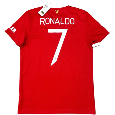 【正規07-09 Manchester U CL  Ronaldo#7】 Ronaldo 7 (Premier League) - 07-09 Man Utd Home Offizielle Beflockung
