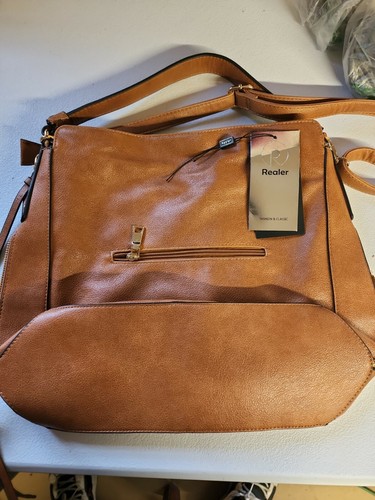 Echter Hobo Bags für Damen Kunstleder Geldbörsen und Handtaschen groß Hobo Handtasche - Bild 2 von 12