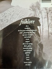 Folklore - Swift Taylor CD Deluxe W/Bonus Track New & Sealed But Case Cracked