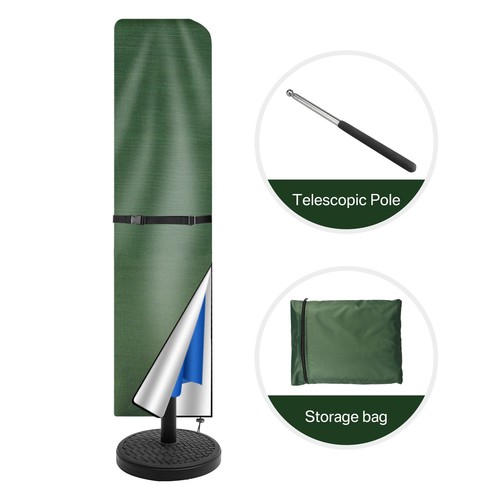Heavy Duty Outdoor Patio Umbrella Protective Cover Waterproof Canopy 6-13'ft USA - Picture 31 of 40