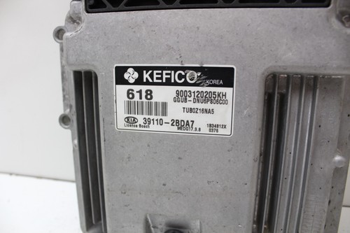 12 13 Kia Rio 1.6L Engine Control Computer Module Unit ECM ECU 39110-2BDA7 - Picture 2 of 5