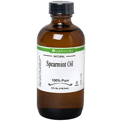LorAnn Spearmint Oil SS Natural, 4 ounce bottle