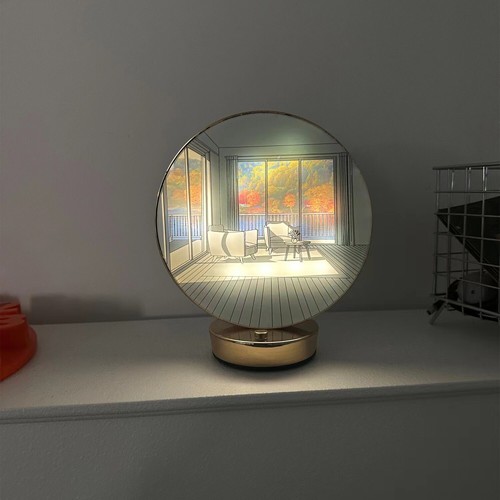 Night Lamp Light LED Painting Table Decor Decorative Wall Kids Room Bedroom Art - Picture 3 of 5