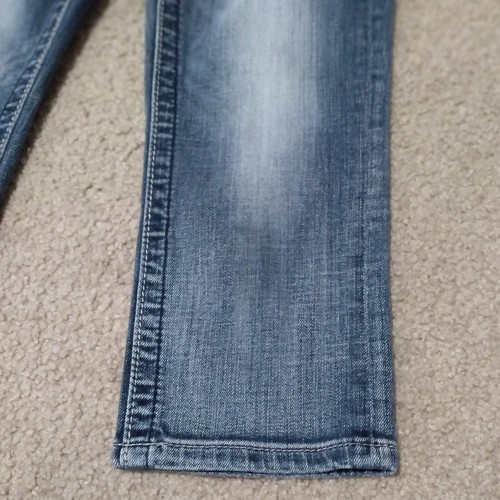 Youth Girls' Miss Me Denim Size 12 JK1039P Blue Jean Capri Pants Medium Wash - Picture 3 of 8