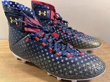 Under Armour UA Highlight MC LE USA Football Cleats Mens 12 NEW 3025740-100