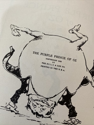 1932 The Purple Prince of Oz by Ruth Plumly Thompson L. Frank Baum 1st Ed. Book - Picture 7 of 17