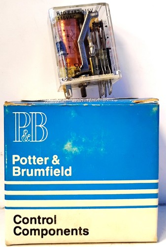 Potter & Brumfield R10-E1X2-115V 115 V AC 5 A DPDT Relay