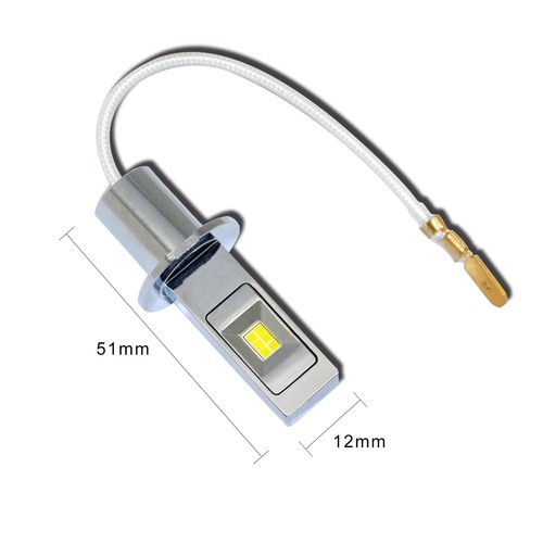 Alla Lighting 6000K H3 LED Driving Fog Light Bulb Lamp Replacement Bright Whtie - Picture 4 of 7