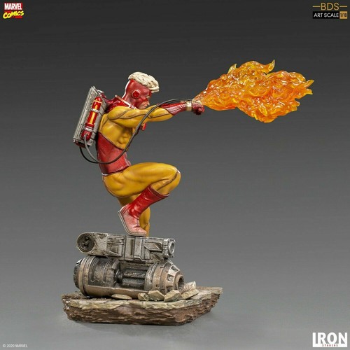 Estatua limitada pintada por piro de Iron Studios 1/10 de Marvel Comics X-Men nueva en stock - Imagen 8 de 12