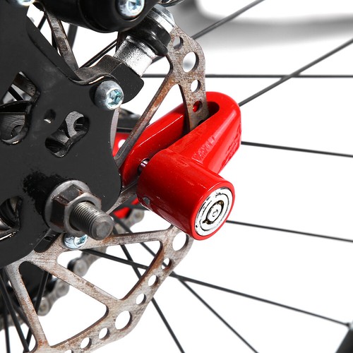 3 Colors Metal Bike Lock Disc Brakes Anti Theft Locks With Plastic Frame - Picture 8 of 11