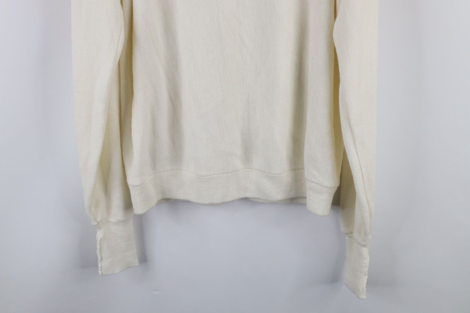Vtg 90s Streetwear Mens XLT Blank Knit Kurt Cobai… - image 11