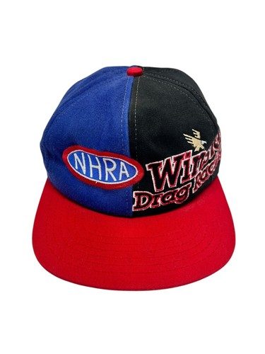 Vintage NHRA Winston Drag Racing Snapback Baseball Mütze Kappe Motorsport Traditionen