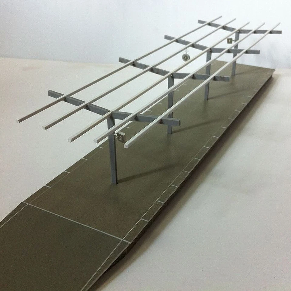 HO OO Scale 1:87 Railway Platforms Train Station (1 SET for one side) ZT002 - Image 2 of 4