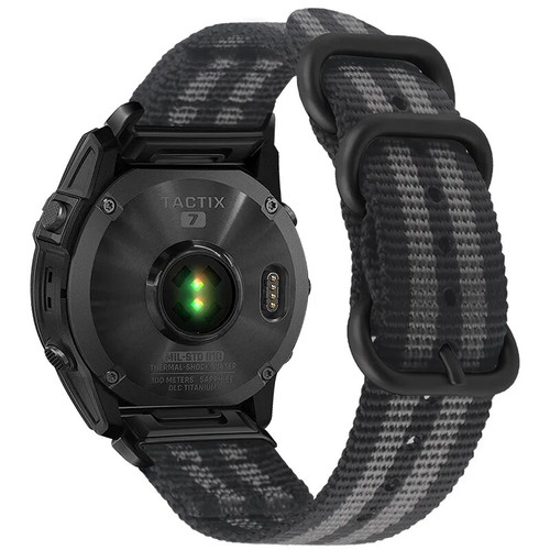 Nylon Armband Uhrenarmband für Garmin Tactix Fenix 7X 7 7S 6S 6X 6 Pro 5S 5 5X Plus - Bild 7 von 33