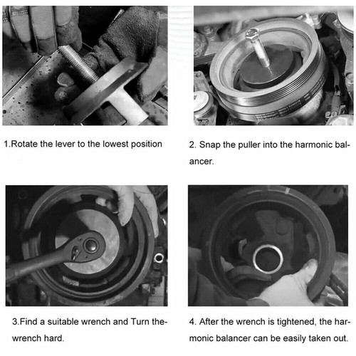 25264 Harmonic Balancer Puller & Harmonic Balancer Installer Fit GM LS LT Engine - Picture 5 of 13