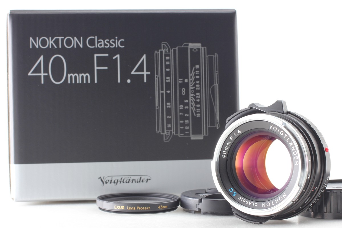 MINT in Box] Voigtlander NOKTON Classic 40mm F1.4 SC VM