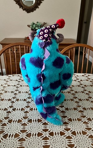 HTF!! 2014 Gemmy Disney Monsters, Inc. Large 18” Plush Birthday Sulley  - Picture 3 of 6