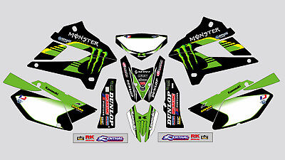 MONSTER KAWASAKI  KLX DTX D TRACKER  250  2008 2017 DECAL 