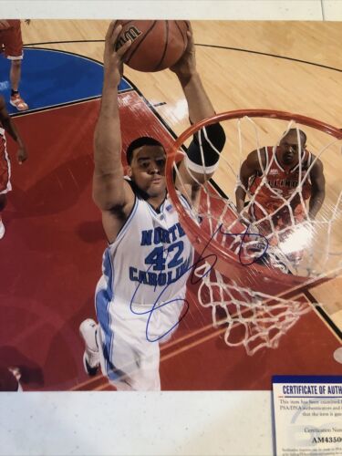 NORTH CAROLINA TAR HEELS- SEAN MAY SIGNED AUTOGRAPH 11x14 PHOTO PICTURE PSA COA - Picture 2 of 6