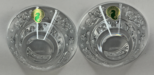 Waterford Crystal Tea Light Pair Candle Holder PAIR Marquis Candlesticks - Picture 6 of 12