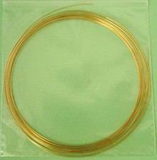 10ft 28 gauge 14k gold filled round beading wire yellow half hard w28HHg