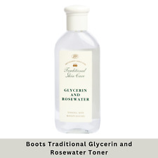 Boots Traditional Glycerin and Rosewater Toner - 200ml Pack of 1 Uk Stock New