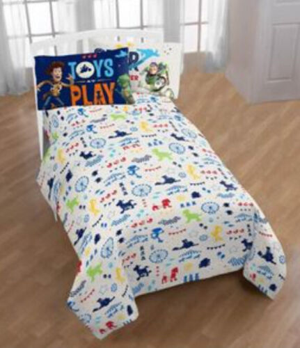 Toy Story 4 Woody/Buzz/Rex🦖Kids 2pc Twin/Full Comforter Set➕3pc Twin Sheet Set - Picture 8 of 10