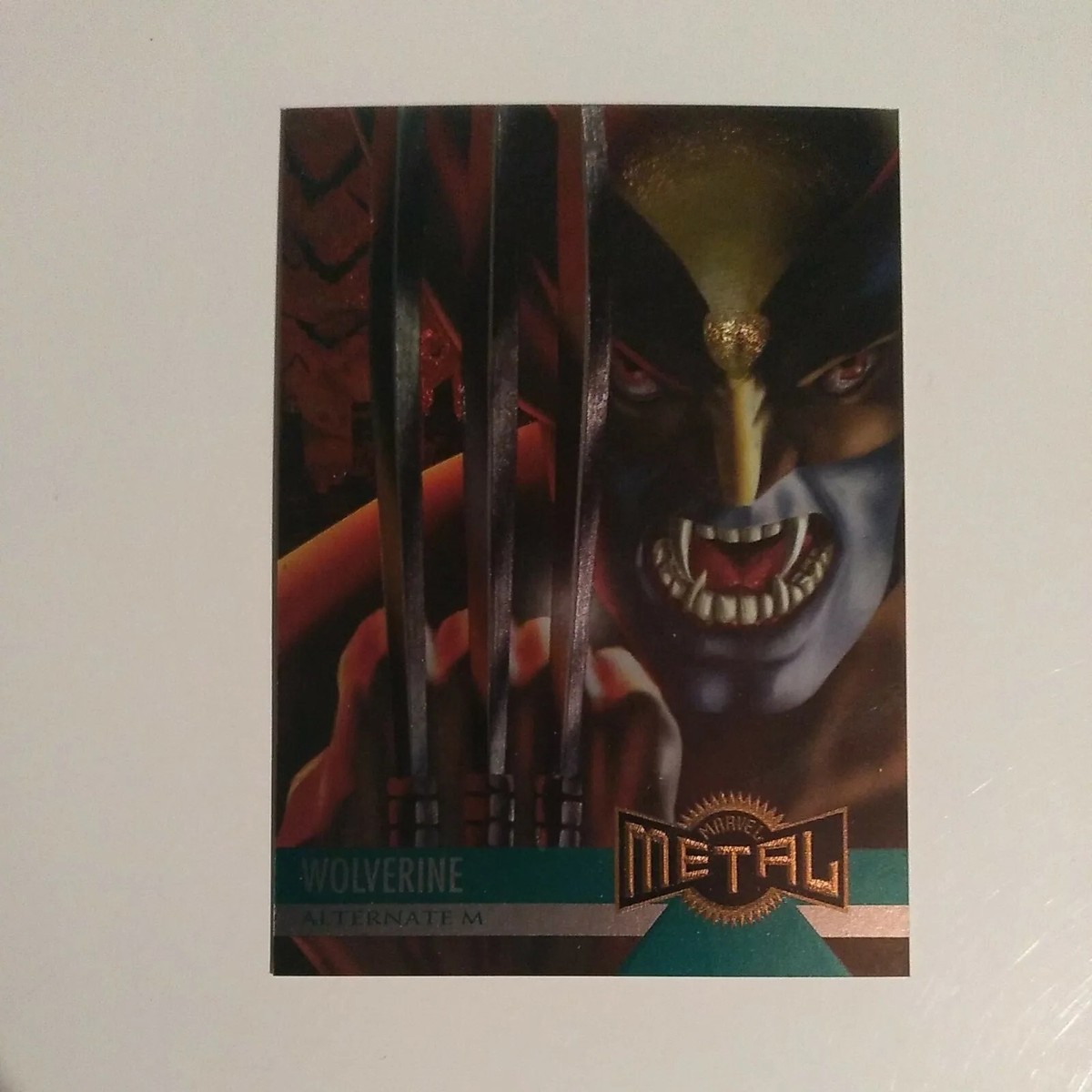 1995 Fleer Marvel Metal Wolverine #137 Alternate M mint | eBay