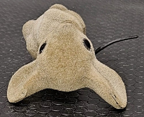 Braune Maus Figur beflockt Mid Centry Modern 2" große Figur ** wie abgebildet LESEN ** - Bild 10 von 10