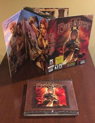 Everquest II RPG DVD 2 Disc Set Fantasy PC Game Box Registration Code