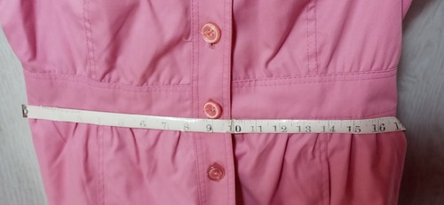 UTEX Vtg Romania Pink Cotton Blend Lined Light Jacket Full Button Sz M Raglan - Picture 14 of 22