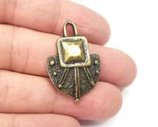 Ethnic Charms, Pendant Antique Bronze Plated jewelry accessories
