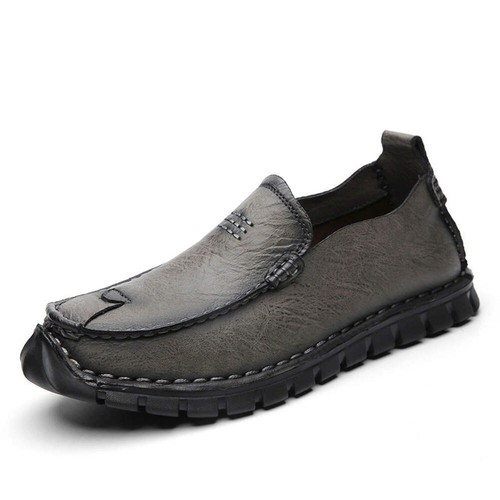 Outdoor Sports Anti-slip Lace-up Soft Bottom Men's Casual Leather Shoes - Picture 9 of 64