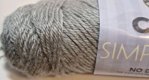 Caron Simply Soft Garn Farbe H300 grau meliert 2710 4-fädig 3 Unzen - Bild 2 von 6