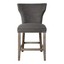 uttermost 23433 arnaud charcoal counter stool