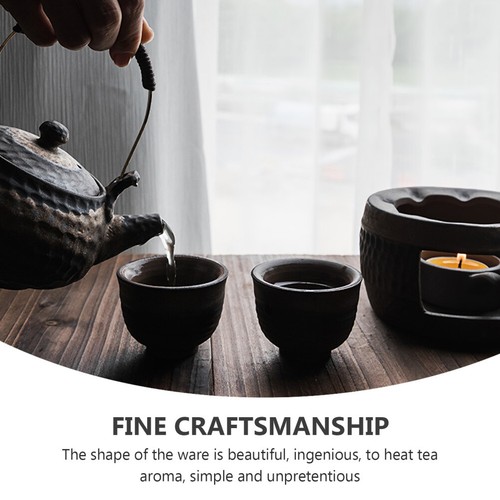 Vintage Teekanne Stövchen Teekanne Kerzenwärmer Teeherd Wärmer Hitzebeständig - Bild 4 von 11