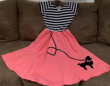 WOMANS POODLE DRESS COSTUME SIZE L