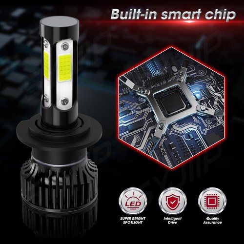 For Mercedes-Benz E350 E320 E550 -6x 8000K LED Headlight + Fog Light Bulbs Kit - Bild 7 von 24