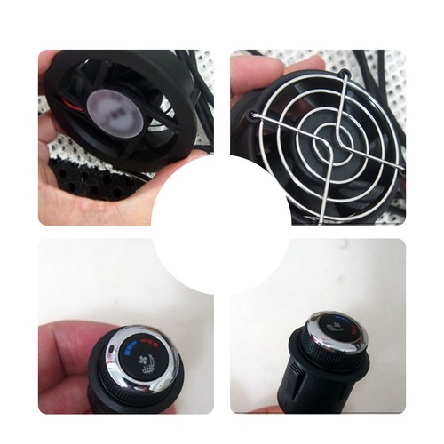 For Universal car seat heater+ventilation 1 seat install W/mesh and hole saw - Picture 5 of 14