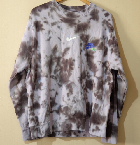 Nike Sportswear Tie-Dye Sweatshirt Men's L #p94-11