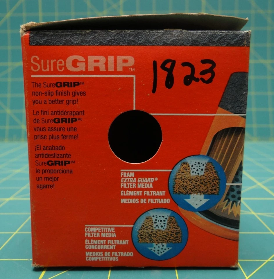 Filtro de aceite Fram Extra Guard Sure Grip PH3387A Foto 2 de 4