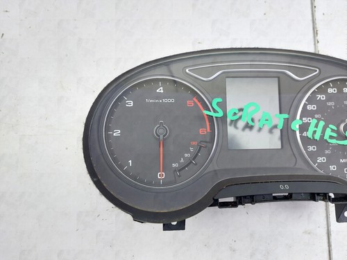 AUDI A3 8V INSTRUMENT CLUSTER SPEEDOMETER 8V0920971E 2015 - Picture 5 of 15