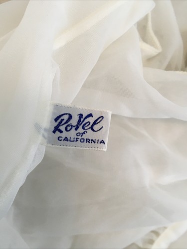 Ro-Vel of California Pegnoir Nightgown Robe Set Small Double Nylon Chiffon USA - Picture 9 of 9
