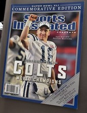 Peyton Manning 2007 Sports Illustrated Super Bowl XLI Edition Indianapolis Colts