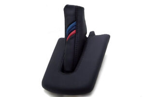 Gray Stitch for 03-08 BMW M3 Z4 E85 86 E Brake Boot Real Leather Black