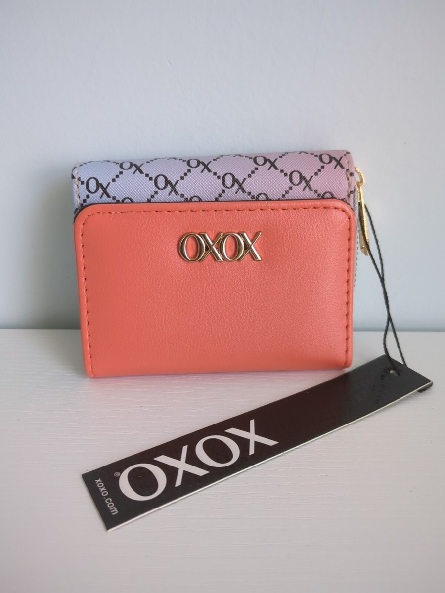 XOXO Compact Womens Multicolor Orange Wallet New | eBay