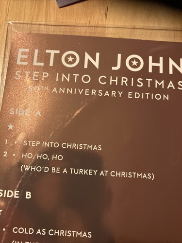 Elton John step into Christmas 50 anniversary edition blood records - Picture 6 of 7