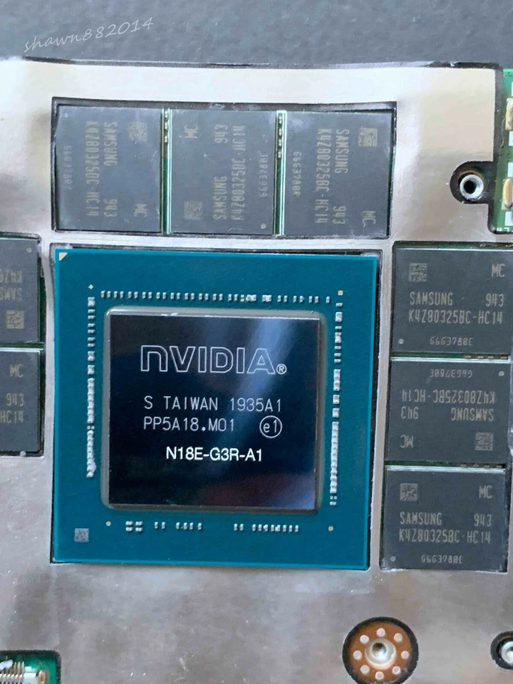 New DELL Alienware Area-51m R2 NVIDIA GeForce RTX 2080 SUPER 8GB DDR6 Video card - Image 4 of 4