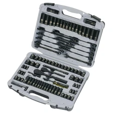 Mechanics Tool Set Socket Ratchet Wrench Deep Shallow Metric SAE Screwdriver Bit